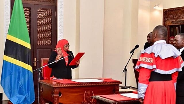 Tanzania's President Hassan sworn in after disputed election protests
