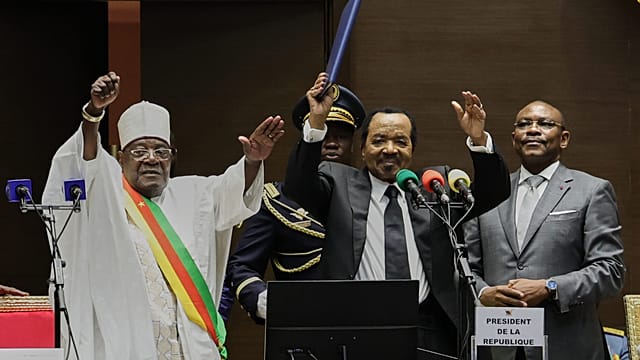 Cameroun : investi pour un huitième mandat, Paul Biya appelle au calme