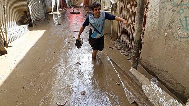 Flooding in western Iran after months of severe drought