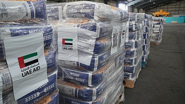 UAE aid ships reach Egypt as Gaza crossings reopen amid ongoing violence