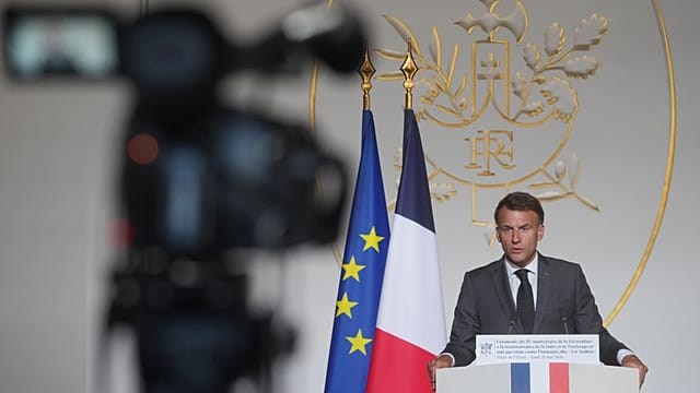 Macron calls on France to address question of how to make reparations for slavery