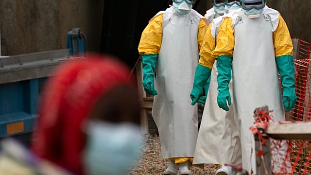 WHO chief says the DR Congo's Ebola outbreak remains a global emergency