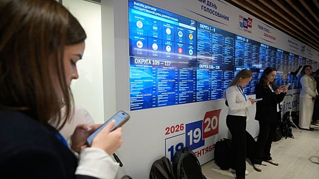 Putin's United Russia party tightens control on parliament, early results show