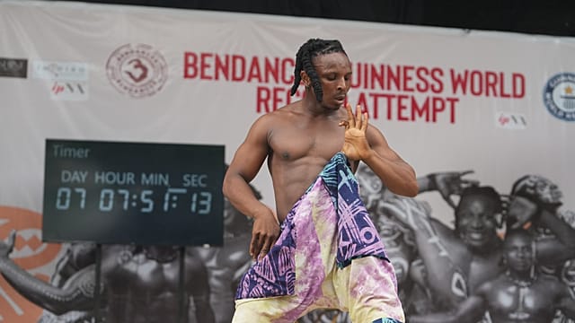Nigerian dancer eyes world record after seven-day marathon