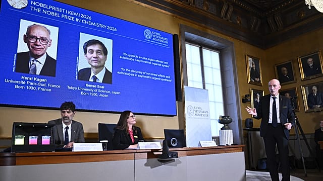French and Japanese scientists awarded Nobel Prize in Chemistry for solving life's asymmetry