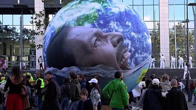 Climate march in Brussels: the planet screams against fossil fuels