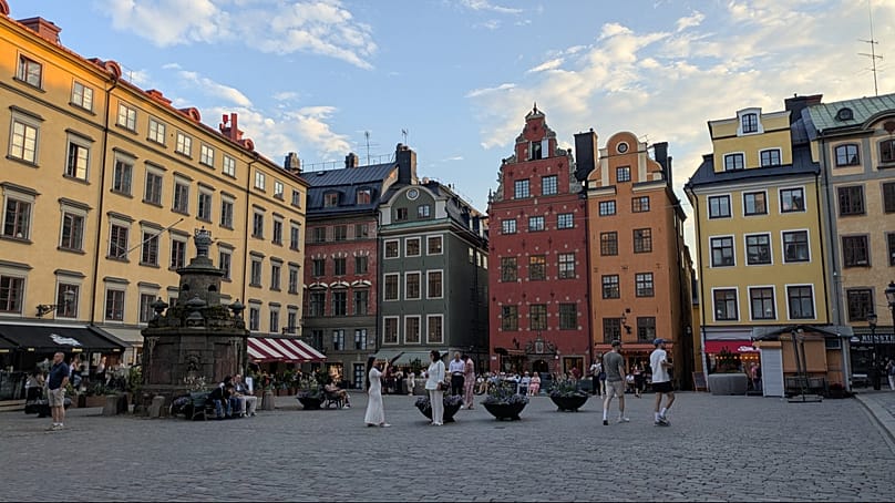 A Stortorget tér Gamla Stanban