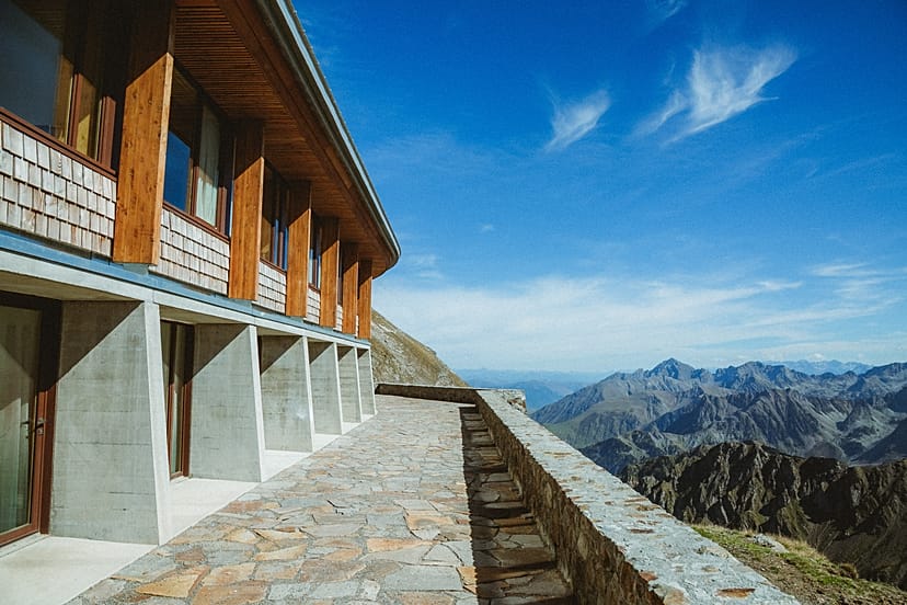 Guests can reach Pic du Midi via a private cable car