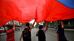 Manifestation au Chili, le 24 octobre 2019