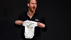 Prince Harry attends the presentation of the Invictus Games The Hague
