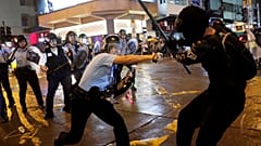 Erneut Ausschreitungen und Gewalt bei Demonstrationen in Hongkong - die beeindruckendsten Bilder