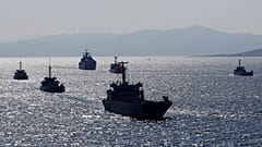 The Blue Homeland naval exercise of turkish army