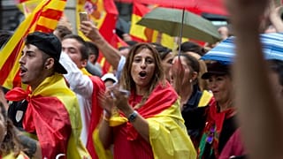 Manifestación por la unidad de España en Barcelona (2017).