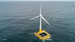 Floating wind turbine Ideol 