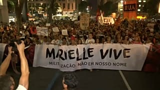 «Wie viele müssen noch sterben, bis dieser Krieg endet?» (Marielle Franco †)