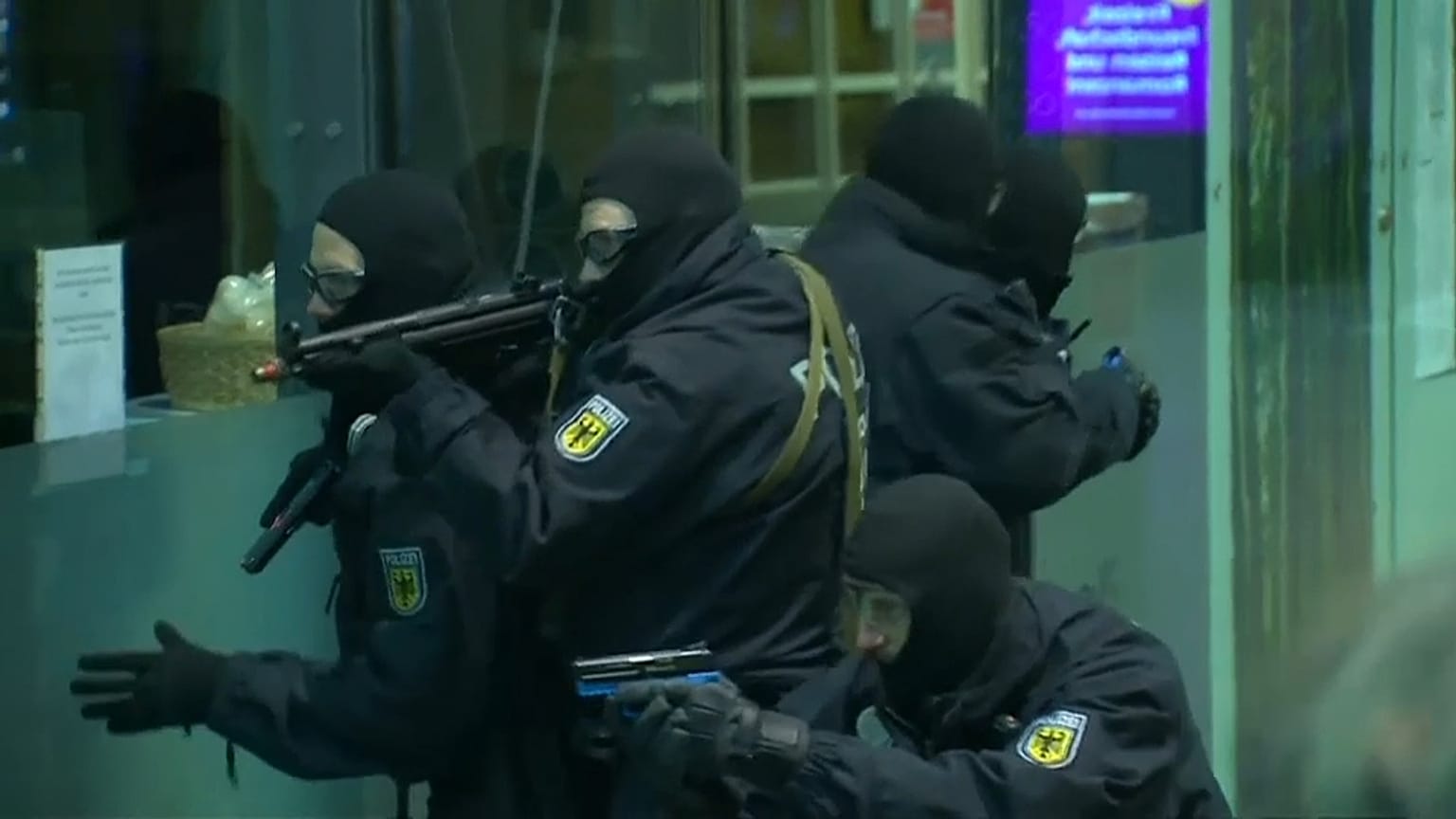 Anti-Terror Übung in Frankfurt