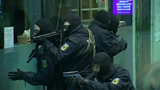 Anti-Terror Übung in Frankfurt
