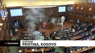 Kosovo opposition use tear gas to delay parliament vote on Montenegro borde