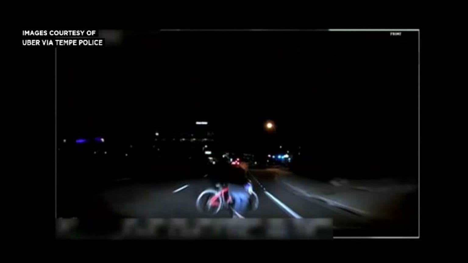 Video shows moments before Uber self-driving car hits pedestrian 