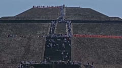 Spring equinox celebrated at ancient sun-worshipping site in Mexico