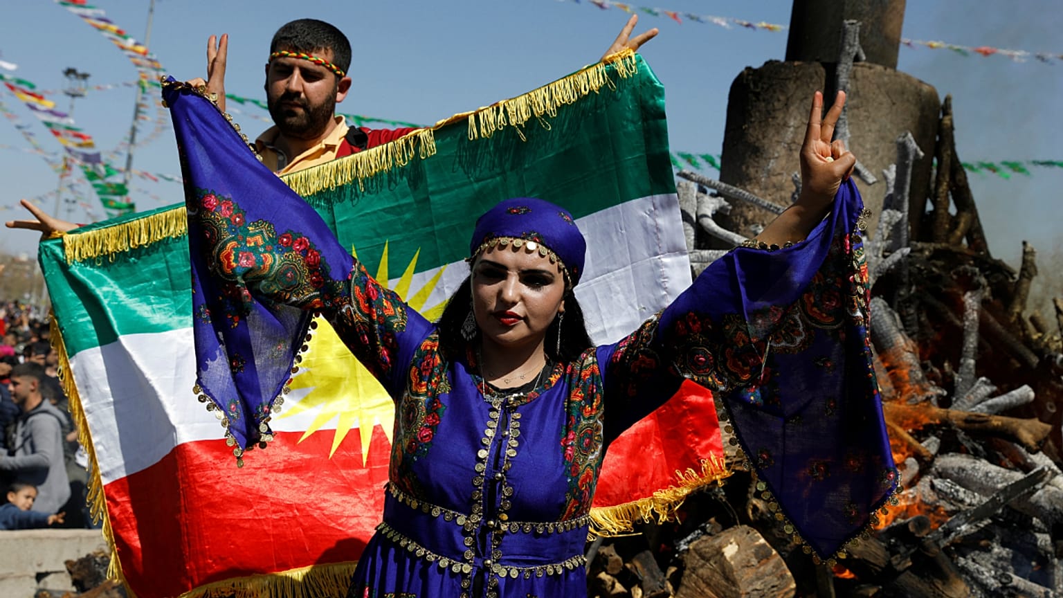 جشن نوروز در ترکیه؛ کردها به حملات دولت در عفرین اعتراض کردند