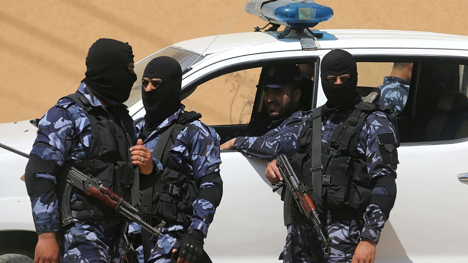 Palestinian security forces loyal to Hamas