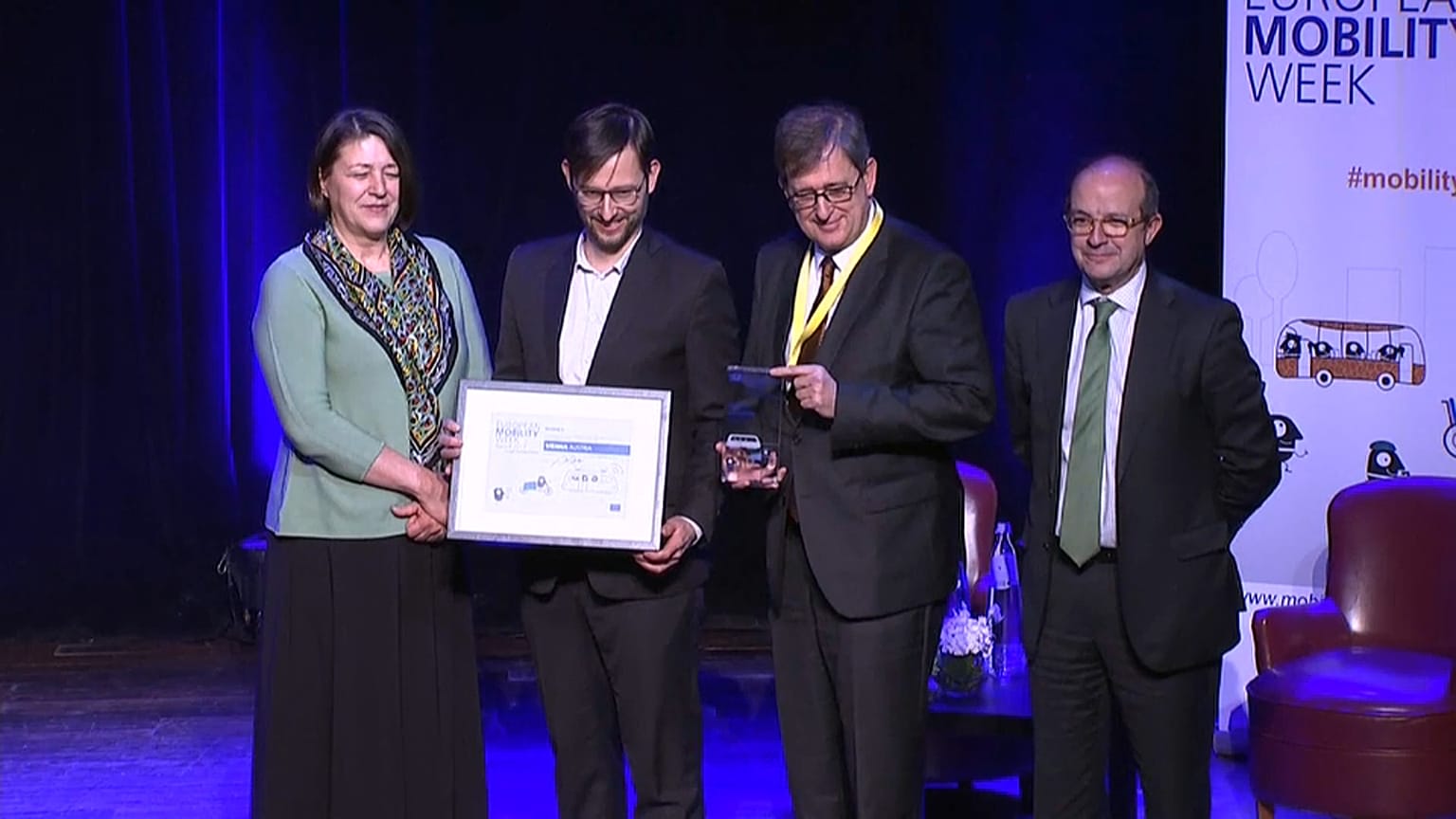 Viena vence Prémio da Semana Europeia da Mobilidade 2017