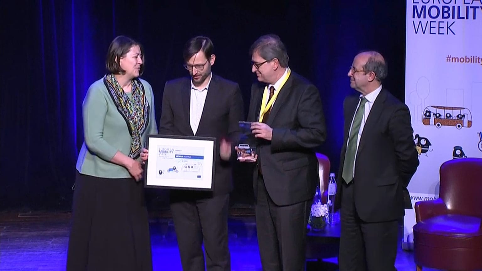 Viena gana el premio europeo de movilidad sostenible