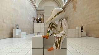 Des sculptures vivantes... au milieu des sculptures