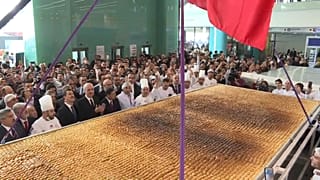 El baklava más grande del mundo