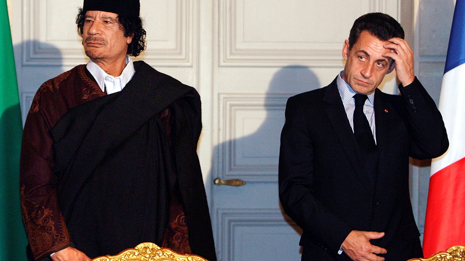 Photo prétexte Kadhafi Sarkozy