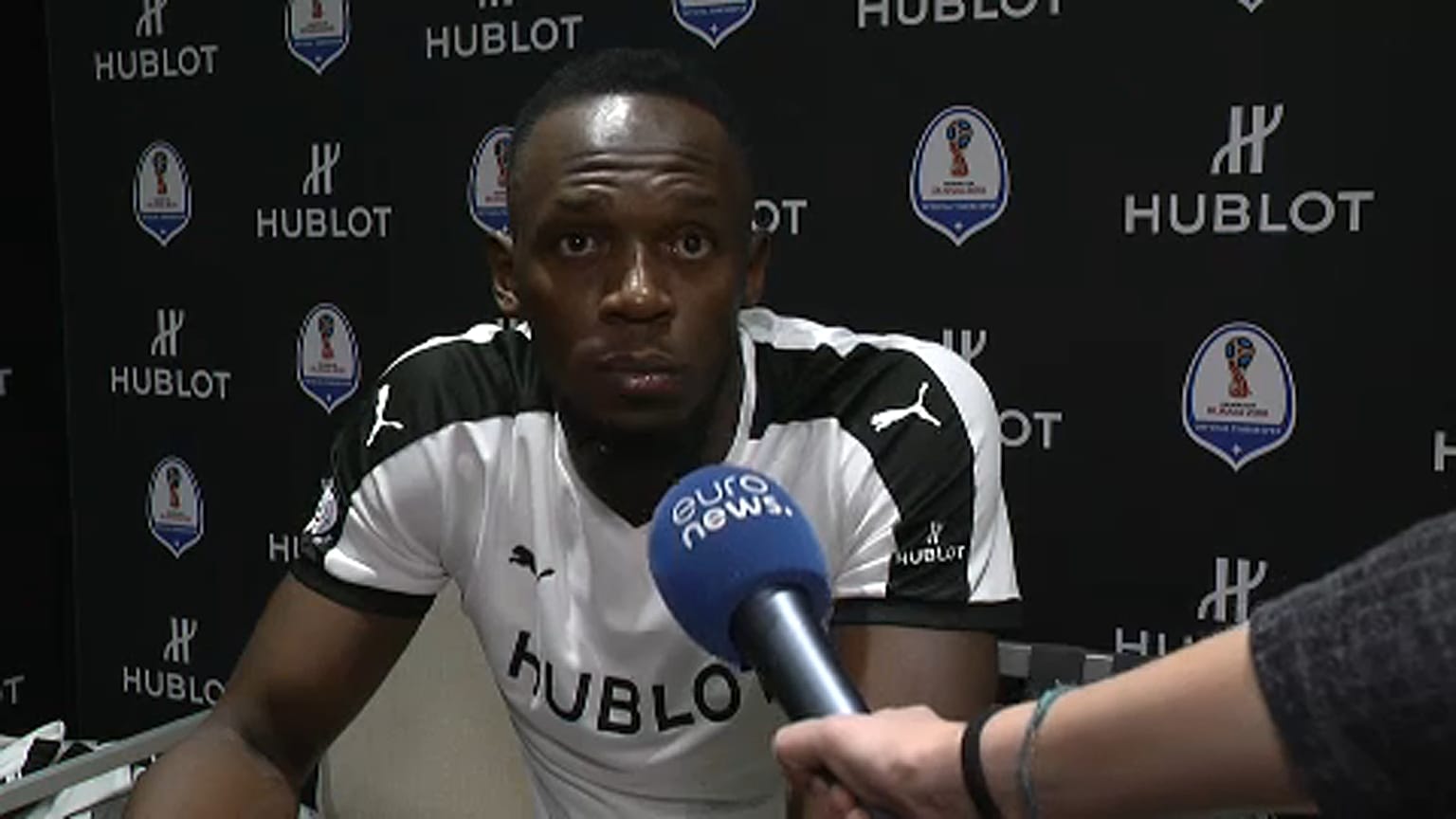 Usain Bolt Argentínának szurkol