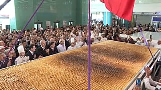 Mega-Backwerk in Ankara: 500-Kilo-Baklava