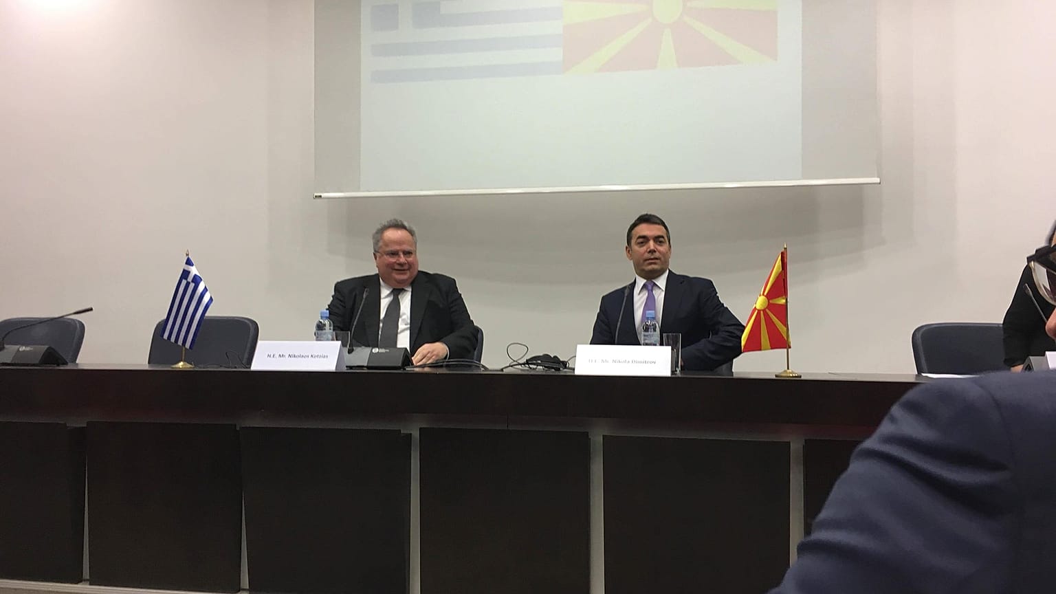 Ν. Κοτζιάς από τα Σκόπια: «Φεύγω πιο αισιόδοξος από ότι ήρθα»