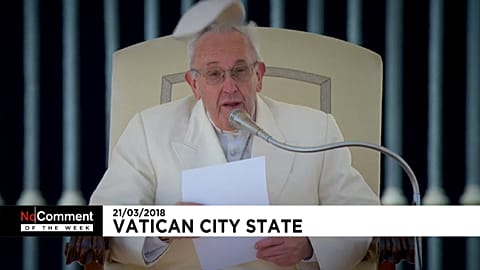 Papst ist wie vom Winde verweht