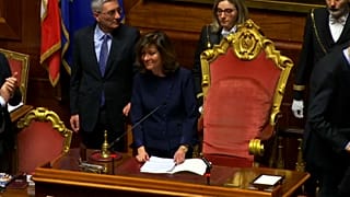 Forza Italia's Elisabetta Castelli will lead Italy's lower house