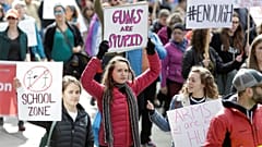 Thousands around the world protest for stronger US gun laws