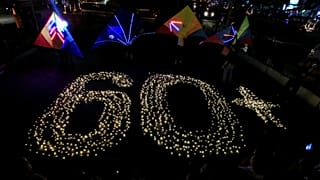Uma instalação luminosa sublinhou nas Filipinas a "Hora do Planeta"