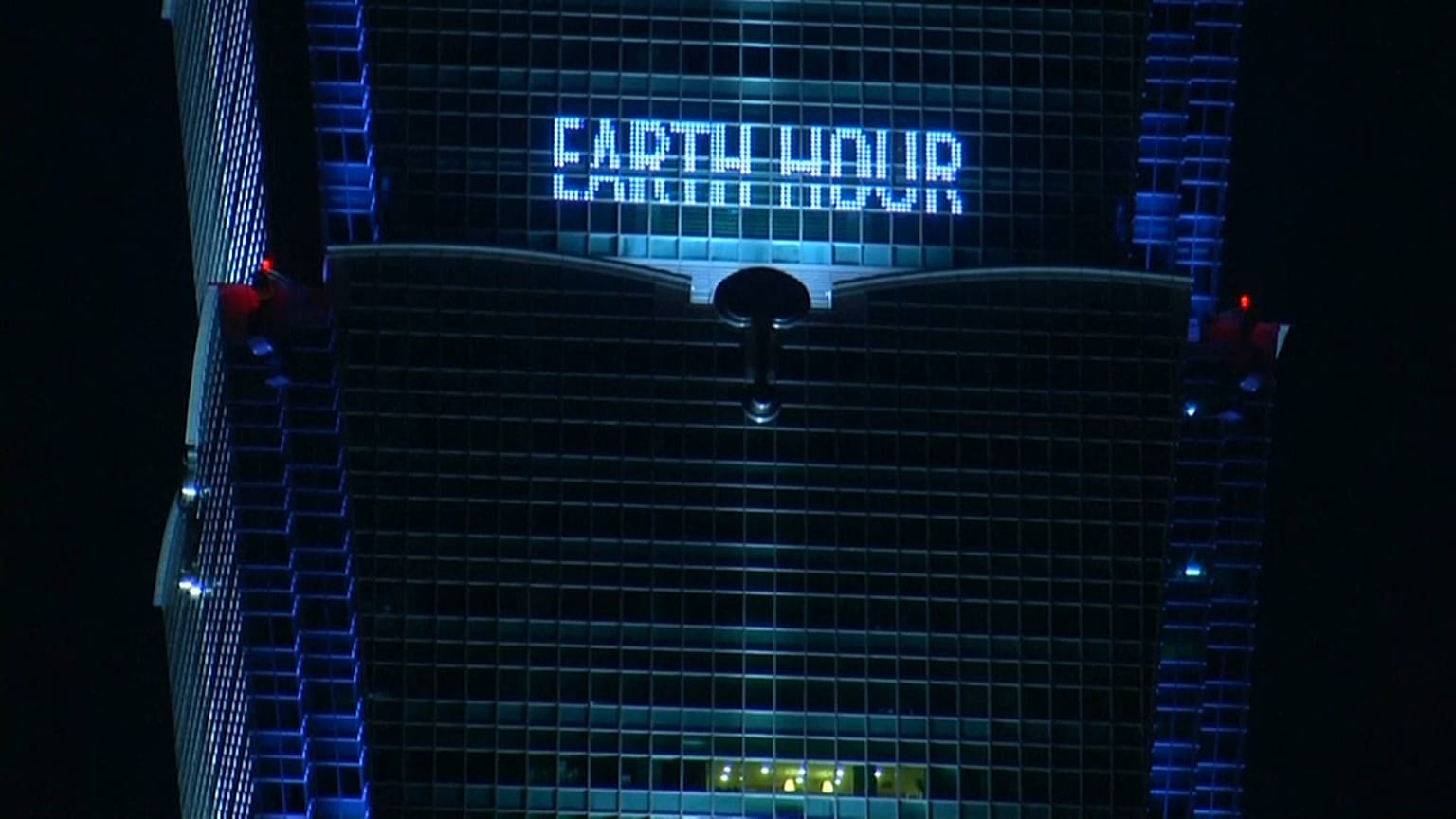 Earth Hour - die Wahrzeichen der Welt in Dunkelheit 