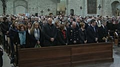 Messa in onore del poliziotto-eroe
