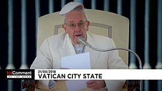 Pope Breaks Into Laughter After Losing his Cap