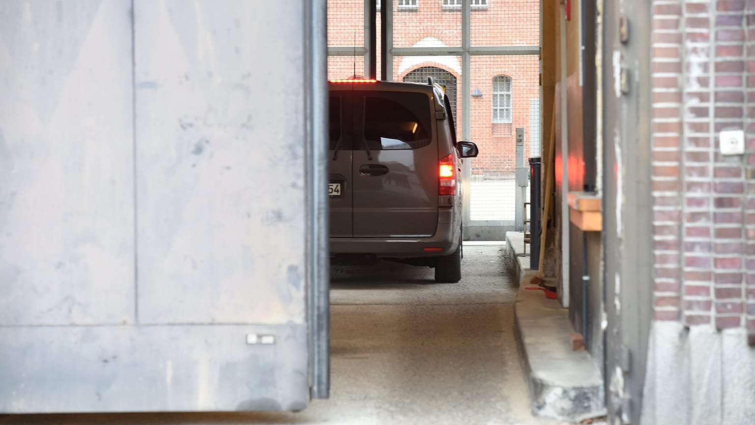 Carles Puigdemont arrives at Neumuenster prison