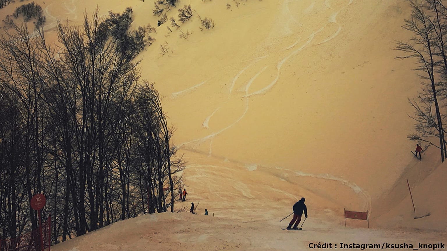 De la “neige orange” en Russie