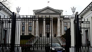 Russian embassy building in Warsaw