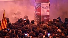 Police and demonstrators clashed in Barcelona after former Catalan leader Carles Puigdemont arrested