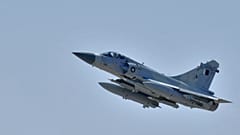 A Qatar Emiri Air Force Dassault Mirage 2000-5 fighter jet 