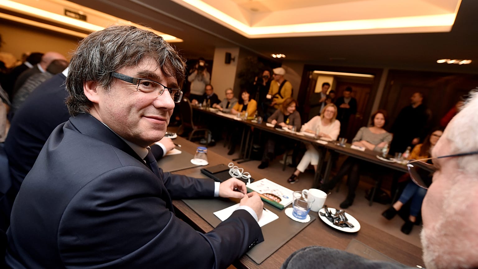Le leader indépendantiste catalan Carles Puigdemont