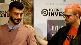 Shahni Sanni com Christopher Wylie, o delator da Cambridge Analytica