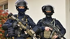 French Gendarmerie GIGN swat troopers