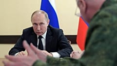 Russlands Präsident Wladimir Putin in Kemerowo